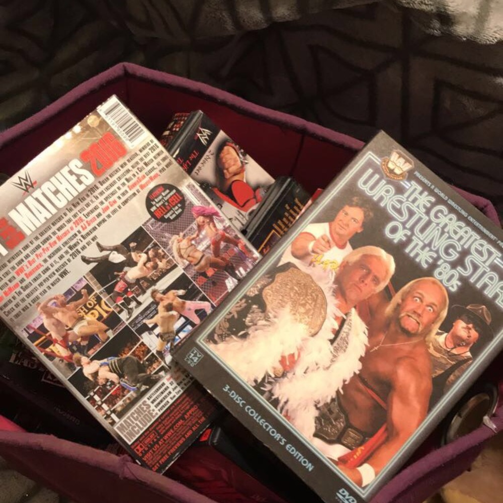 1980-2018 wwe dvd collection